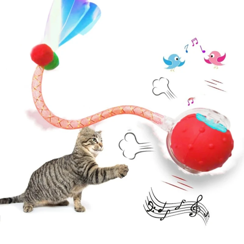 New Electric Cat Ball Toy Automatic Rolling Ball With Bird Sound Cat Toy Pet Interactive Smart Sensor Rechargeable Imitate Mouse
New Electric Cat Ball Toy Automatic Rolling Ball With Bird Sound Cat Toy Pet Interactive Smart Sensor Rechargeable Imitate Mouse