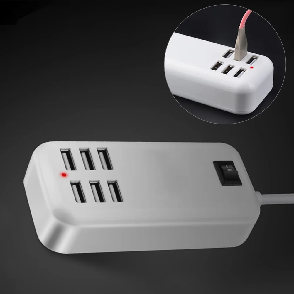 6 Ports Intelligent USB Station Fast Charging 6 Devices At Once with Safety Protection Multi Port Charging for Home
6 Ports Intelligent USB Station Fast Charging 6 Devices At Once with Safety Protection Multi Port Charging for Home