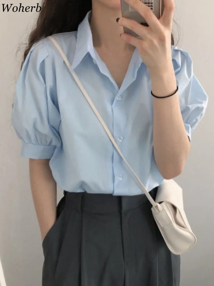 Turn Down Collar Blouse Women 2025 Blusas Mujer De Moda Vintage Temperament Tops Solid Color Fashion Puff Sleeve Blouses Shirts
Turn Down Collar Blouse Women 2025 Blusas Mujer De Moda Vintage Temperament Tops Solid Color Fashion Puff Sleeve Blouses Shirts