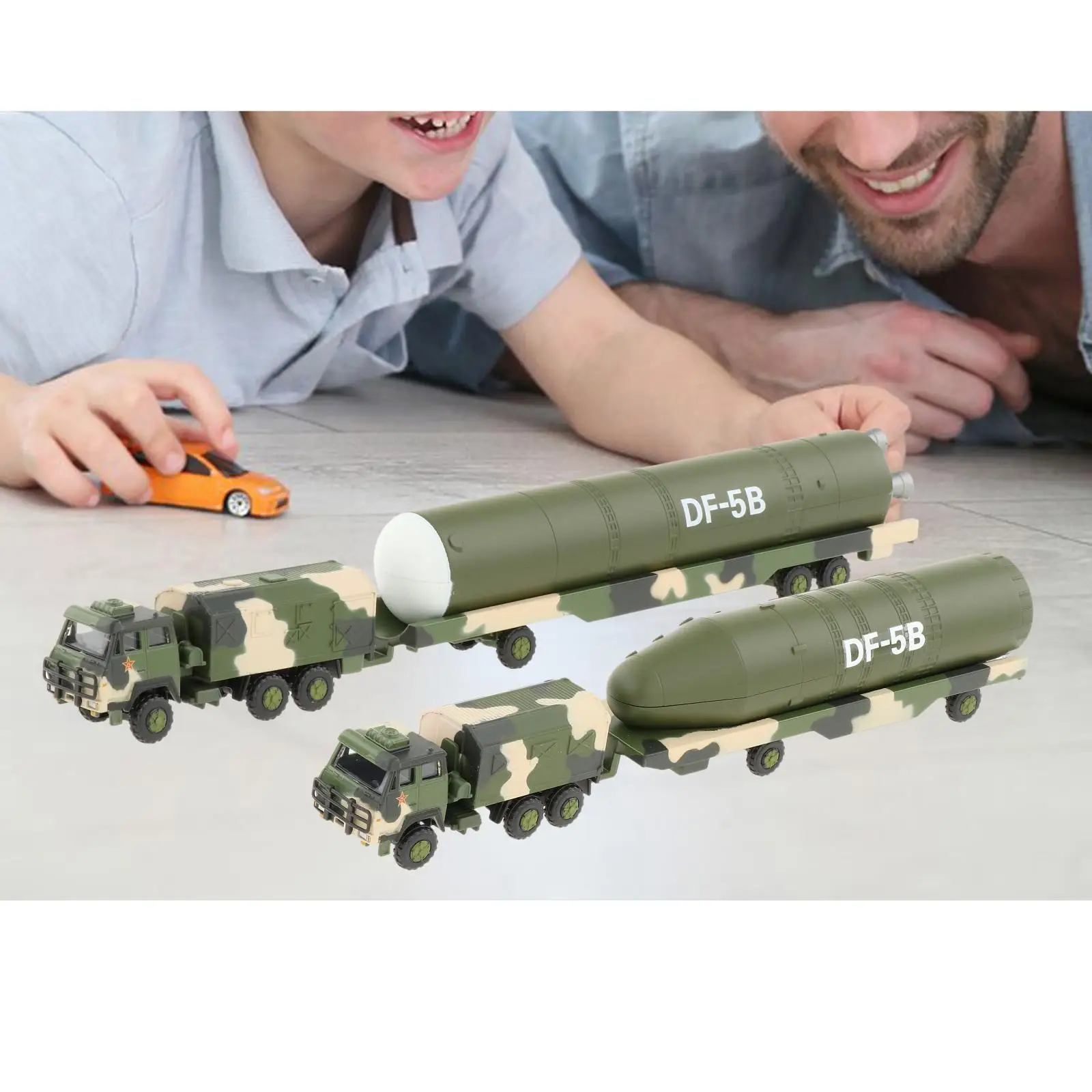 Diecast Missile Carrier DF-5B 1:100 Scale Vehicles Playset for Kids Gift Boy
Diecast Missile Carrier DF-5B 1:100 Scale Vehicles Playset for Kids Gift Boy