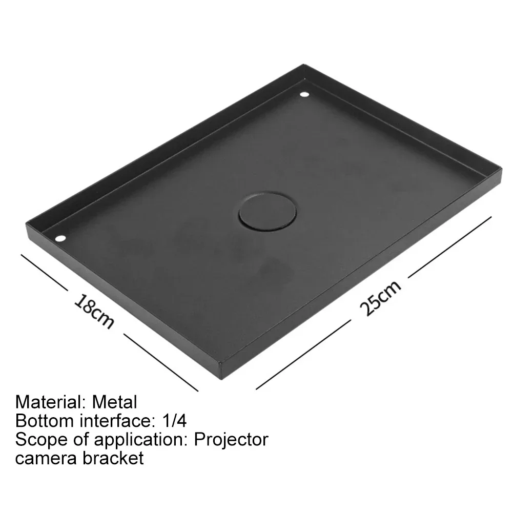 1pc Tripod Stand Sound Card Projectors Tray Platform Holder With 14 1/4in Conversion Screw Adapter Thickening Sound Card Tray
1pc Tripod Stand Sound Card Projectors Tray Platform Holder With 14 1/4in Conversion Screw Adapter Thickening Sound Card Tray