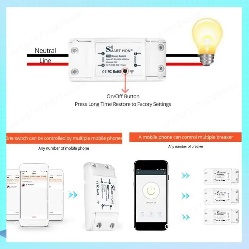 A17Z умный переключатель Tuya умный дом Wi-Fi переключатель мобильный телефон беспроводной пульт дистанционного управления синхронизация мини-переключатель беспроводной релейный модуль
A17Z умный переключатель Tuya умный дом Wi-Fi переключатель мобильный телефон беспроводной пульт дистанционного управления синхронизация мини-переключатель беспроводной релейный модуль