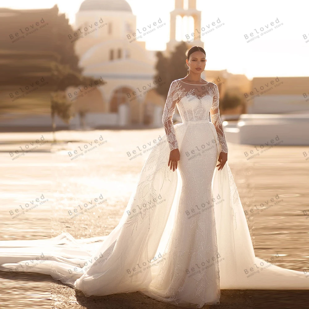 Изысканные свадебные платья, элегантные свадебные платья, кружевные аппликации, халаты с длинными рукавами для женщин, Vestidos De Novia, индивидуальные 2025
Изысканные свадебные платья, элегантные свадебные платья, кружевные аппликации, халаты с длинными рукавами для женщин, Vestidos De Novia, индивидуальные 2025