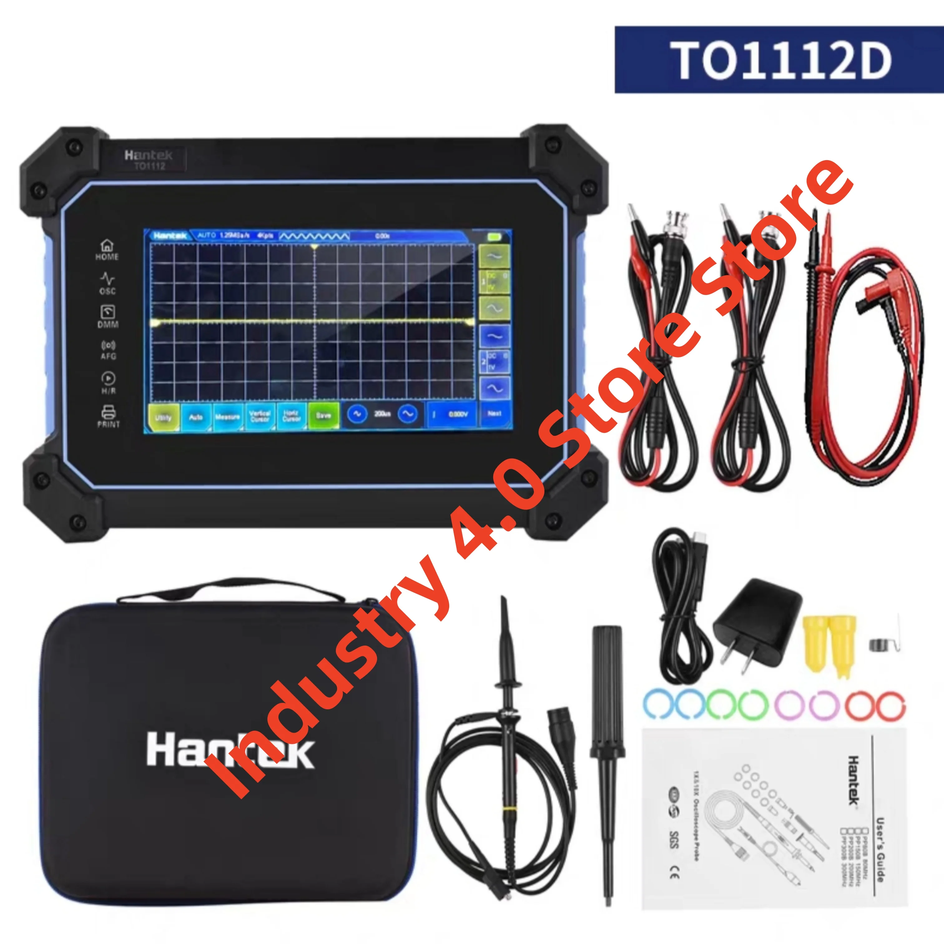 Hantek TO1112 TO1112C TO1112D Portable touch screen flat digital oscilloscope new original
Hantek TO1112 TO1112C TO1112D Portable touch screen flat digital oscilloscope new original