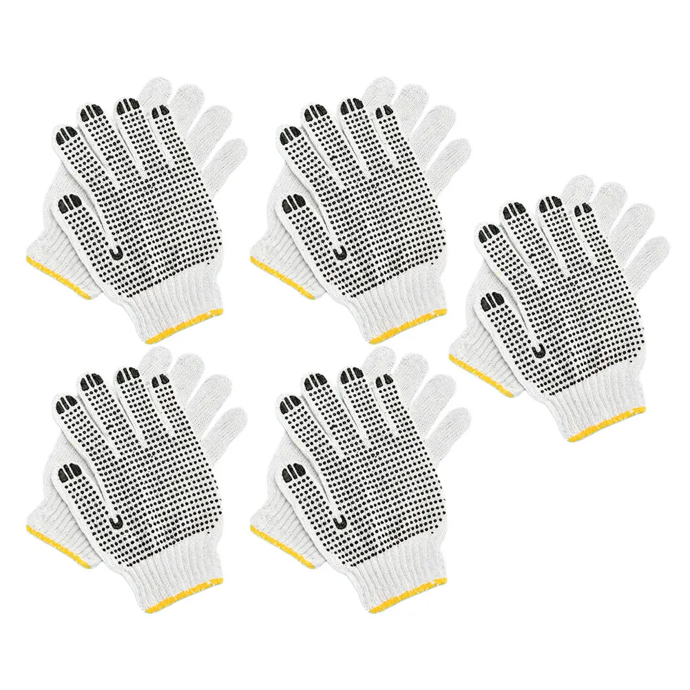 5 Pairs Anti-scald Heat Insulation Gloves Durable Soft PVC Cotton Yarn Material Wearproof Skidproof Labour Protection Gardening
5 Pairs Anti-scald Heat Insulation Gloves Durable Soft PVC Cotton Yarn Material Wearproof Skidproof Labour Protection Gardening