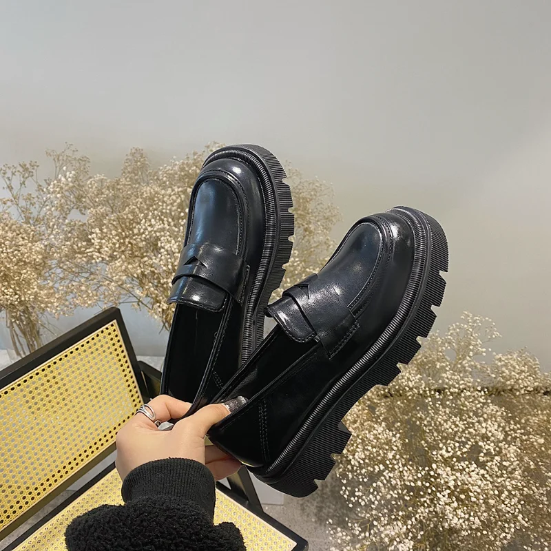 New Women Pumps Loafers PU Leather Shoes British Style Spring Muffin Student Single Shoes Retro Ladies Casual Shoes Oxford Shoes
New Women Pumps Loafers PU Leather Shoes British Style Spring Muffin Student Single Shoes Retro Ladies Casual Shoes Oxford Shoes