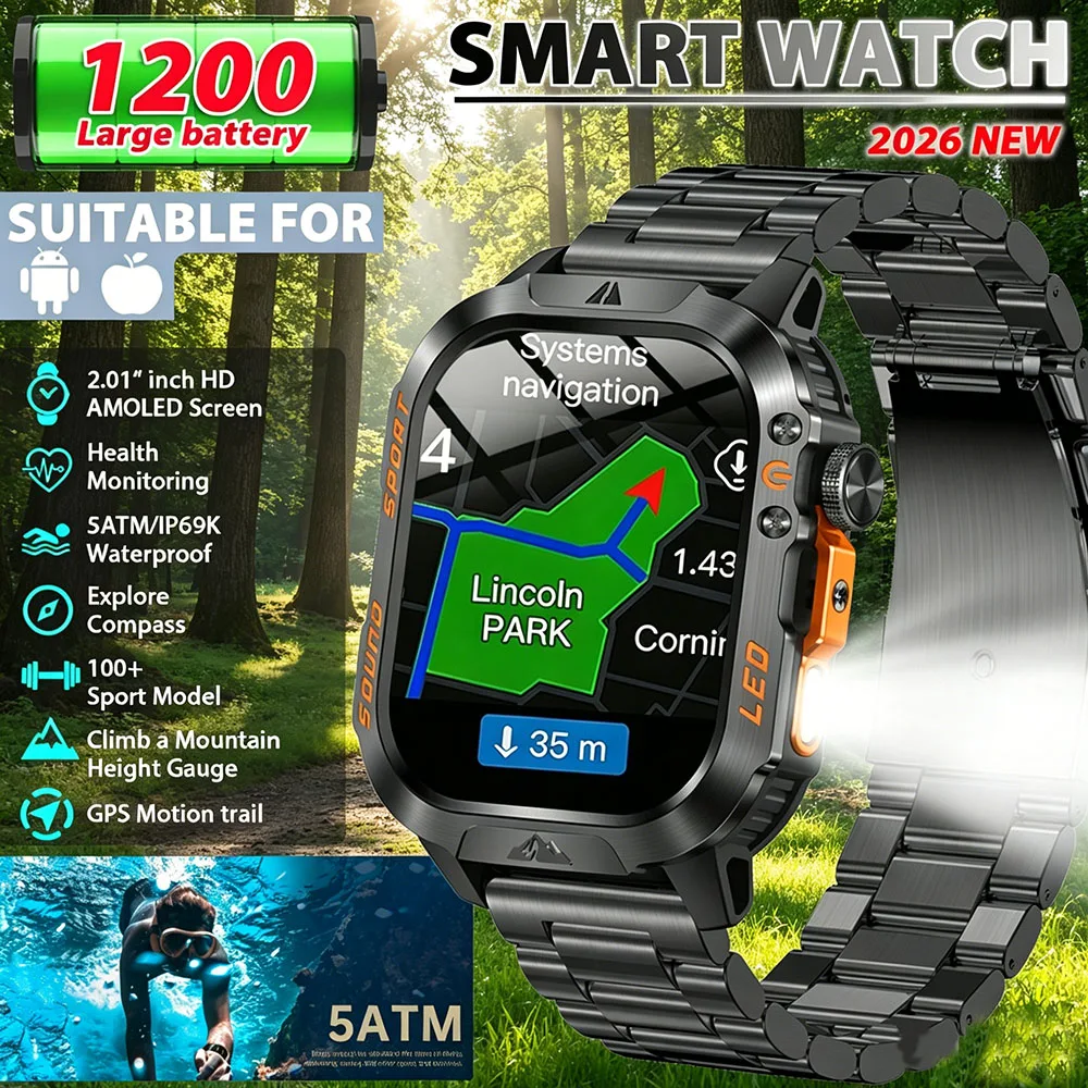 2026 New T-Rex3 Ultra 1200mAh Super Capacity Battery Adult Men Smart Watch 1.7" Large Screen Call 5ATM Waterproof Sports Watches
2026 New T-Rex3 Ultra 1200mAh Super Capacity Battery Adult Men Smart Watch 1.7" Large Screen Call 5ATM Waterproof Sports Watches