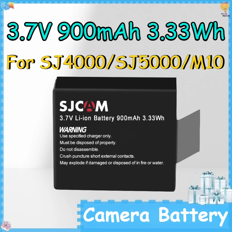 3.7V 900mAh 3.33Wh Camera Battery for SJ4000/SJ5000/M10 Lithium-ion Rechargeable Battery for Action Camera
3.7V 900mAh 3.33Wh Camera Battery for SJ4000/SJ5000/M10 Lithium-ion Rechargeable Battery for Action Camera