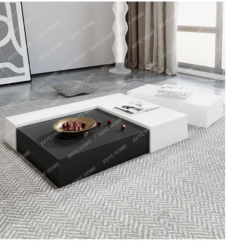 A506 Light luxury rock slab coffee table floor TV cabinet combination small apartment simple square side table
A506 Light luxury rock slab coffee table floor TV cabinet combination small apartment simple square side table