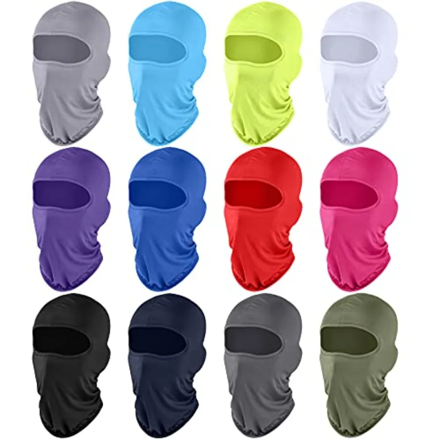 12 Pcs Sun Protection Balaclava for Women Full Face Cover UV Protection Balaclava Ski Mask for Men Outdoor Cycling
12 Pcs Sun Protection Balaclava for Women Full Face Cover UV Protection Balaclava Ski Mask for Men Outdoor Cycling
