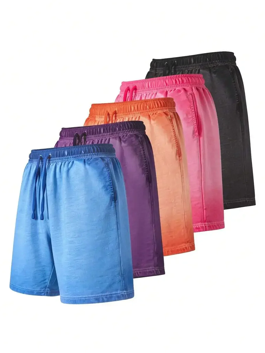 Mens Summer Dual Gradient Casual Shorts Knit Distressed Loose Knee-Length
Mens Summer Dual Gradient Casual Shorts Knit Distressed Loose Knee-Length