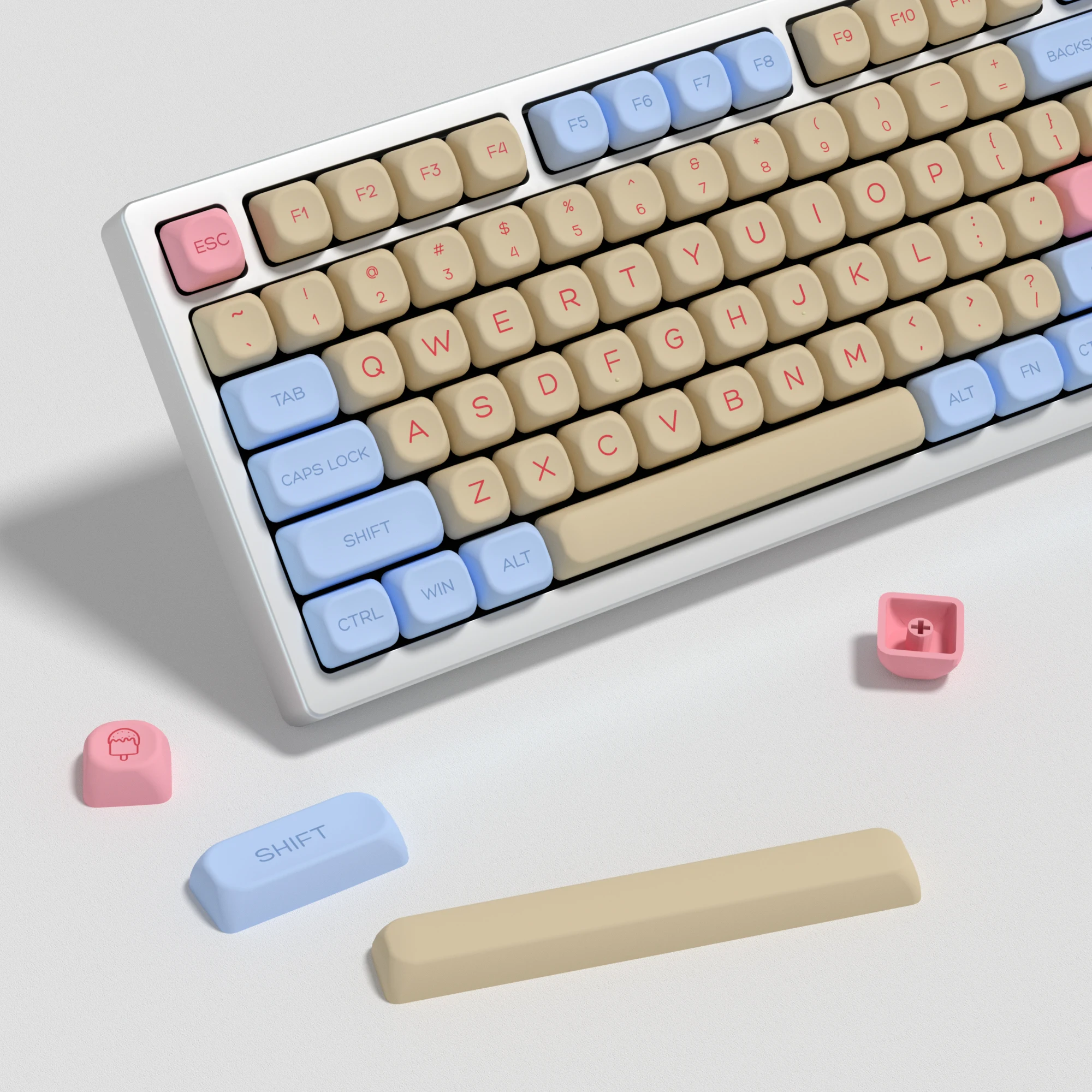 KBDiy Retro Marshmallow Keycap ISO MAC PBT KOA Keycaps For MX Switch Gaming Mechanical Keyboard mad 60he aula f75 Key Caps Set
KBDiy Retro Marshmallow Keycap ISO MAC PBT KOA Keycaps For MX Switch Gaming Mechanical Keyboard mad 60he aula f75 Key Caps Set