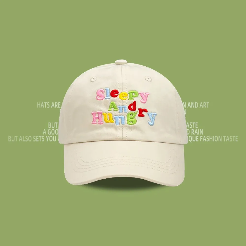 Casual Sleepy and Hungry Embroidery Baseball Cap Brightly Colored Adjustable Fishing Cap Sport Hat for Women
Casual Sleepy and Hungry Embroidery Baseball Cap Brightly Colored Adjustable Fishing Cap Sport Hat for Women