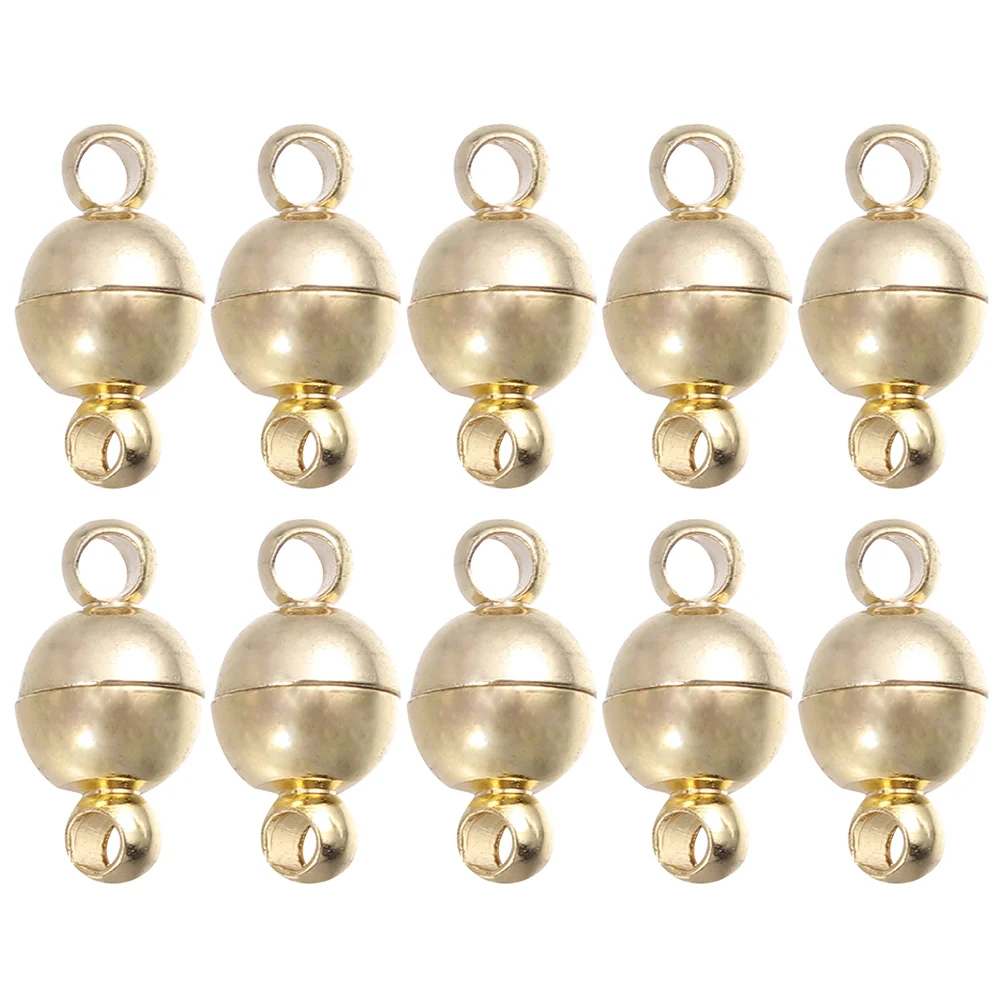 10PCS 10MM DIY Jewelry Magnetic Clasps Cylindrical Magnetic Buckle Delicate Necklace Buckle Multi-purpose Bracelet Clasp for Jew
10PCS 10MM DIY Jewelry Magnetic Clasps Cylindrical Magnetic Buckle Delicate Necklace Buckle Multi-purpose Bracelet Clasp for Jew