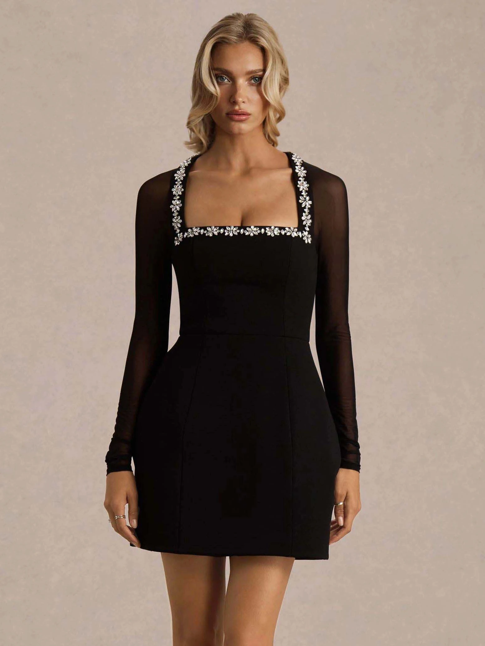 Women Fashion Solid Velvet Beaded Square Collar Mini Dress Elegant Full Sleeves Pockets A Line Dresses Chic Lady Party Gowns
Women Fashion Solid Velvet Beaded Square Collar Mini Dress Elegant Full Sleeves Pockets A Line Dresses Chic Lady Party Gowns