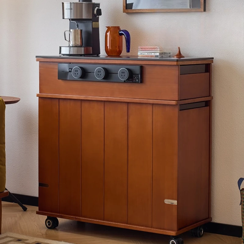 Medieval style movable solid wood island cabinet single small apartment with rock slab dining table integrated retro
Medieval style movable solid wood island cabinet single small apartment with rock slab dining table integrated retro