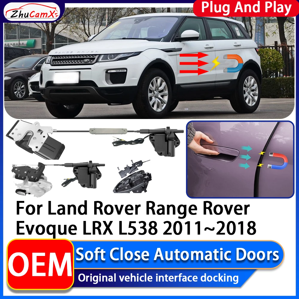 Electric Suction Power Soft Close Car Door Automatic Door Closing System For Land Rover Range Rover Evoque LRX L538 2011~2018
Electric Suction Power Soft Close Car Door Automatic Door Closing System For Land Rover Range Rover Evoque LRX L538 2011~2018