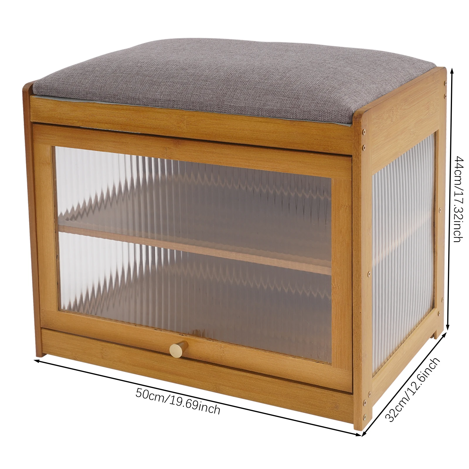 Brown 19.69*12.6*17.32in Entryway Shoe Bench, Shoe Rack Bench with Cushion, Shoe Rack Bench with Storage Space
Brown 19.69*12.6*17.32in Entryway Shoe Bench, Shoe Rack Bench with Cushion, Shoe Rack Bench with Storage Space