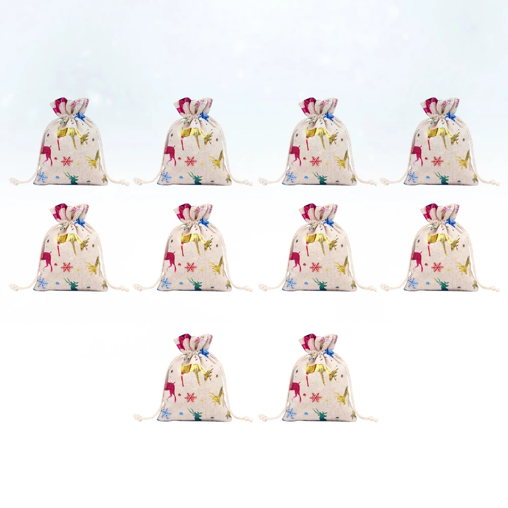 10 Pcs Gift Storage Bag Present Bags Wrapping for Presents Drawstring Christmas Goodie Small Cloth Pouches Party Favor
10 Pcs Gift Storage Bag Present Bags Wrapping for Presents Drawstring Christmas Goodie Small Cloth Pouches Party Favor