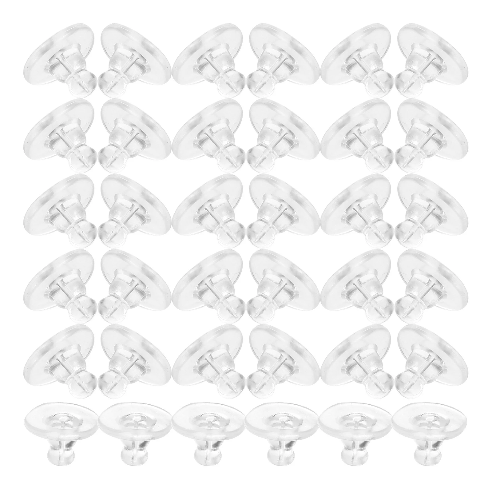 500Pcs Clear Silicone Earring Backs Soft Secure Locking Stoppers for Stud Earrings Jewelry DIY Accessories Earring Backs
500Pcs Clear Silicone Earring Backs Soft Secure Locking Stoppers for Stud Earrings Jewelry DIY Accessories Earring Backs
