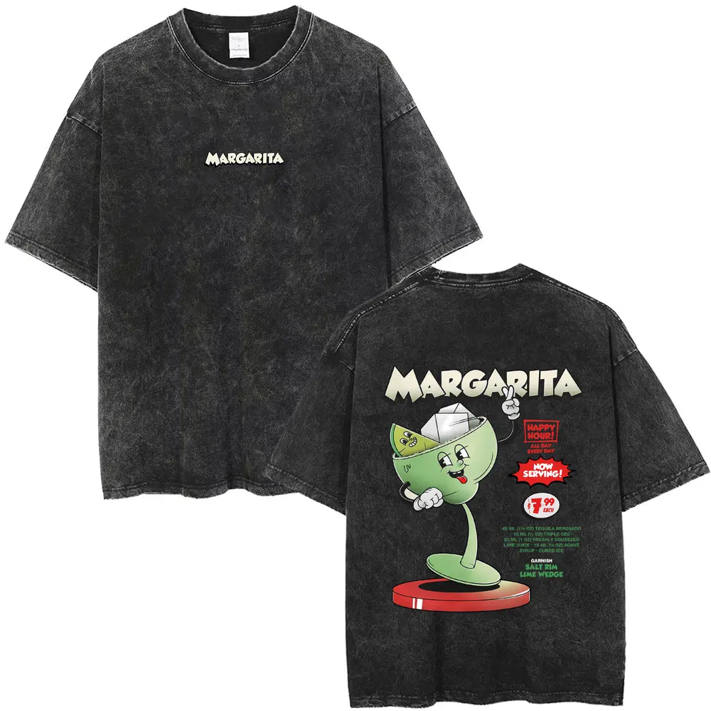 Margarita Cocktail Funny Meme Vintage Washed T-shirt Summer Men Women Cartoon Casual Oversized Tshirt Men's Fashion Streetwear
Margarita Cocktail Funny Meme Vintage Washed T-shirt Summer Men Women Cartoon Casual Oversized Tshirt Men's Fashion Streetwear