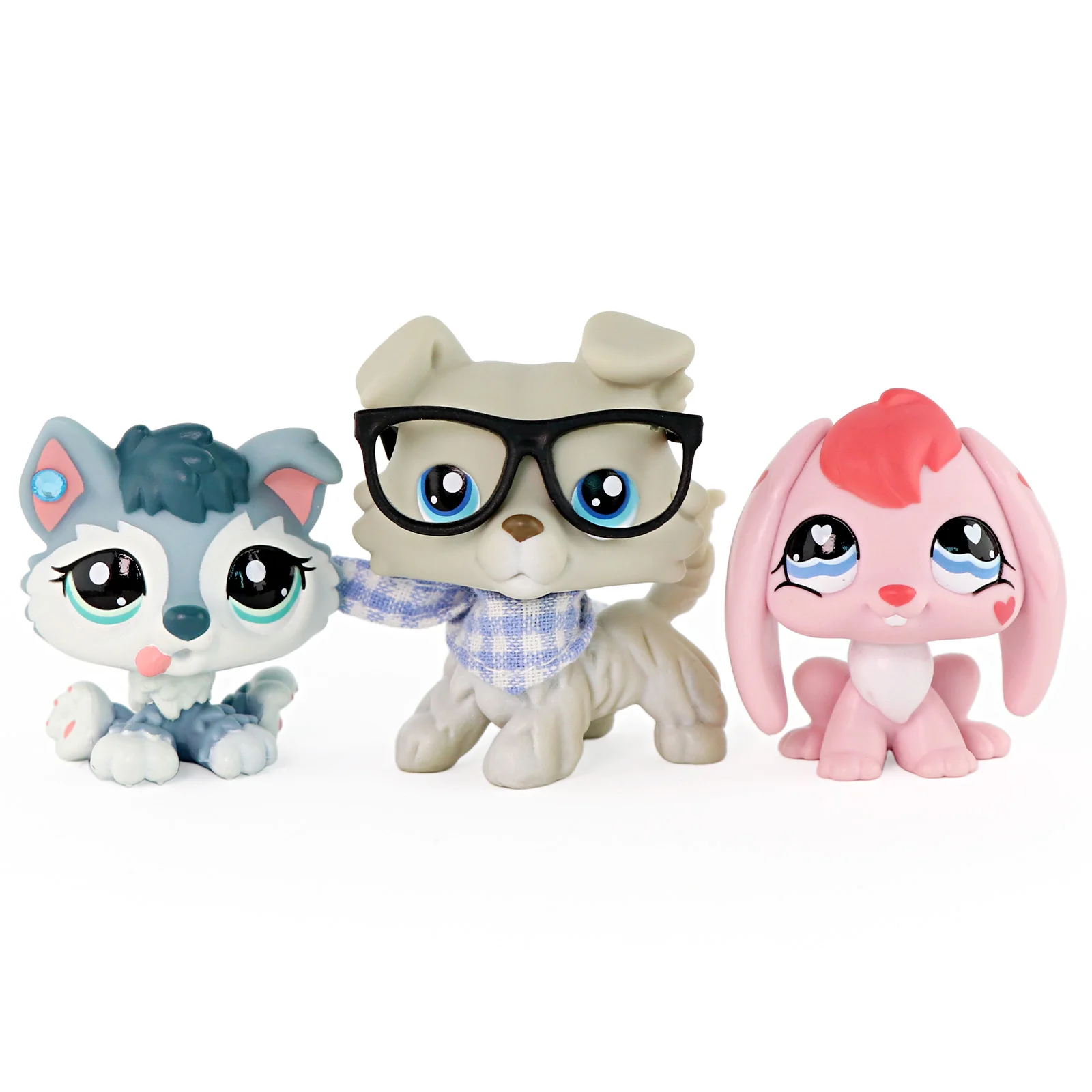 3 pcs Minilpsshop Big Eyes Bobble Head Toys Baby Husky Puppy #2036 Baby Rabbit #557 Collie #363 Gifts for Children For lps
3 pcs Minilpsshop Big Eyes Bobble Head Toys Baby Husky Puppy #2036 Baby Rabbit #557 Collie #363 Gifts for Children For lps
