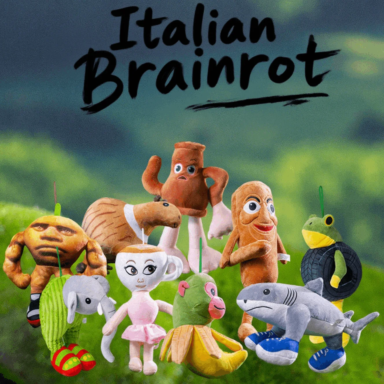 Italian Brainrot Collection - Whimsical Character Plush Charm Set
Italian Brainrot Collection - Whimsical Character Plush Charm Set