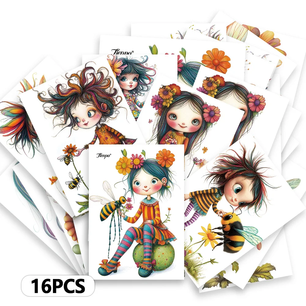 16pcs Flower Fairy Postcards, New Year Gifts, Christmas Gifts, Living Room Decoration, Bedroom Decoration, High-Quality Cards
16pcs Flower Fairy Postcards, New Year Gifts, Christmas Gifts, Living Room Decoration, Bedroom Decoration, High-Quality Cards
