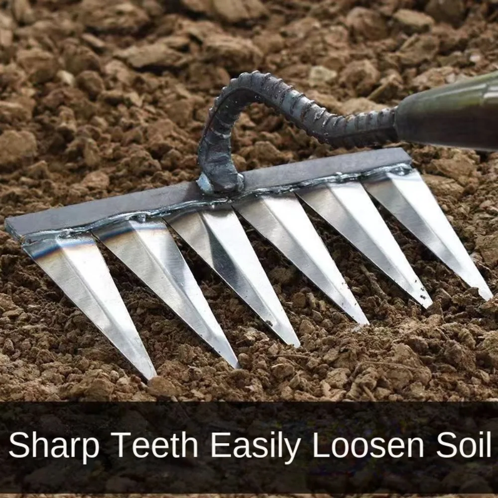Инструмент для прополки прополки с 4/5/6/7 зубьями, восстанавливающий стальной коготь, артефакт для прополки, марганцевая сталь, кованый съемник сорняков
Инструмент для прополки прополки с 4/5/6/7 зубьями, восстанавливающий стальной коготь, артефакт для прополки, марганцевая сталь, кованый съемник сорняков