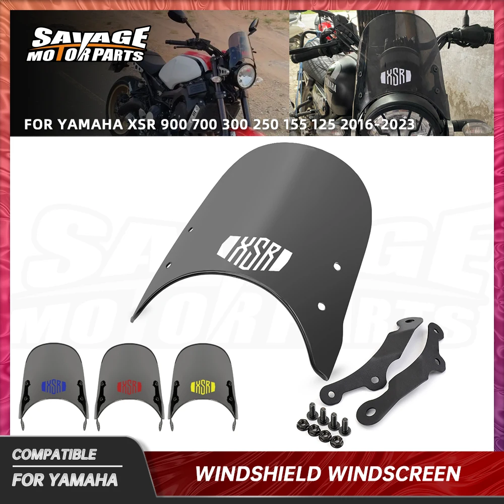 XSR 900 XSR700 Windshield Windscreen For YAMAHA XSR 125 150 250 300 2016-2023 Motorcycle Part Wind Deflectors Shield Pare-brise
XSR 900 XSR700 Windshield Windscreen For YAMAHA XSR 125 150 250 300 2016-2023 Motorcycle Part Wind Deflectors Shield Pare-brise