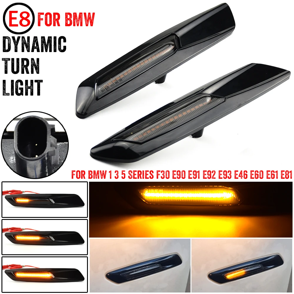 For BMW 1 3 5 Series F10 F30 E90 E91 E92 E93 E46 E60 E61 Dynamic Sequential Amber 12V LED Side Marker Light Turn Signal Lamp
For BMW 1 3 5 Series F10 F30 E90 E91 E92 E93 E46 E60 E61 Dynamic Sequential Amber 12V LED Side Marker Light Turn Signal Lamp
