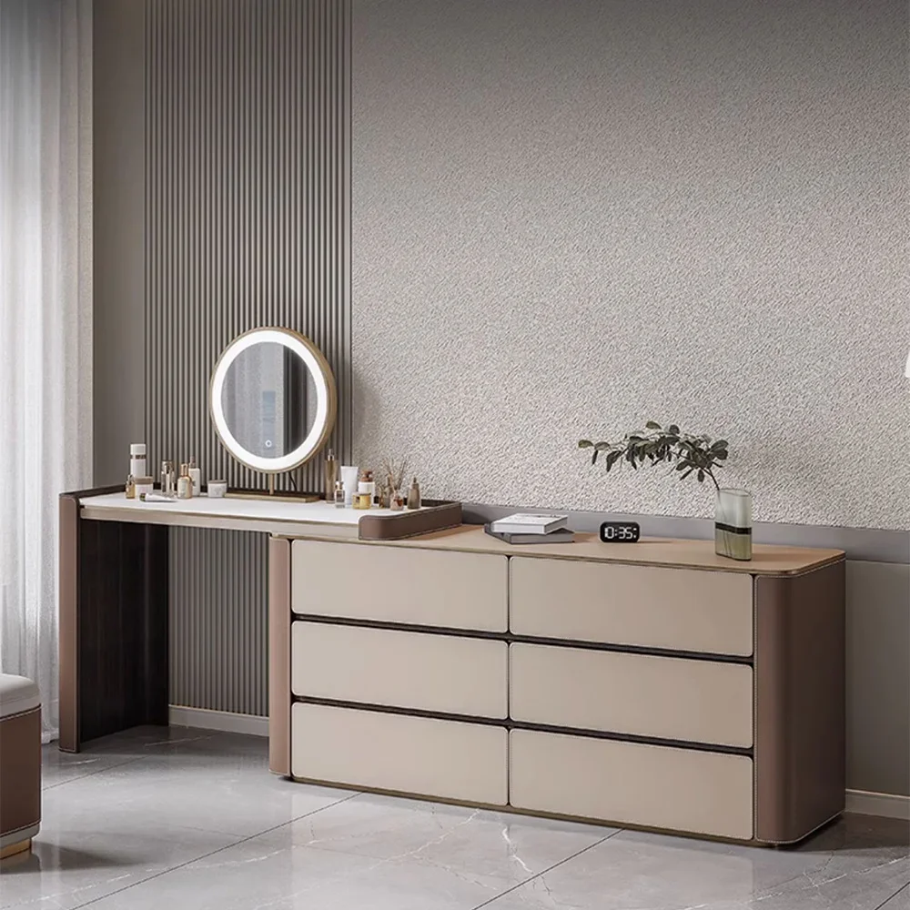 'Modern Bedroom Lighted Mirror Makeup Table Can Be Extended Into One Corner Dresser Tv Cabinet
'Modern Bedroom Lighted Mirror Makeup Table Can Be Extended Into One Corner Dresser Tv Cabinet