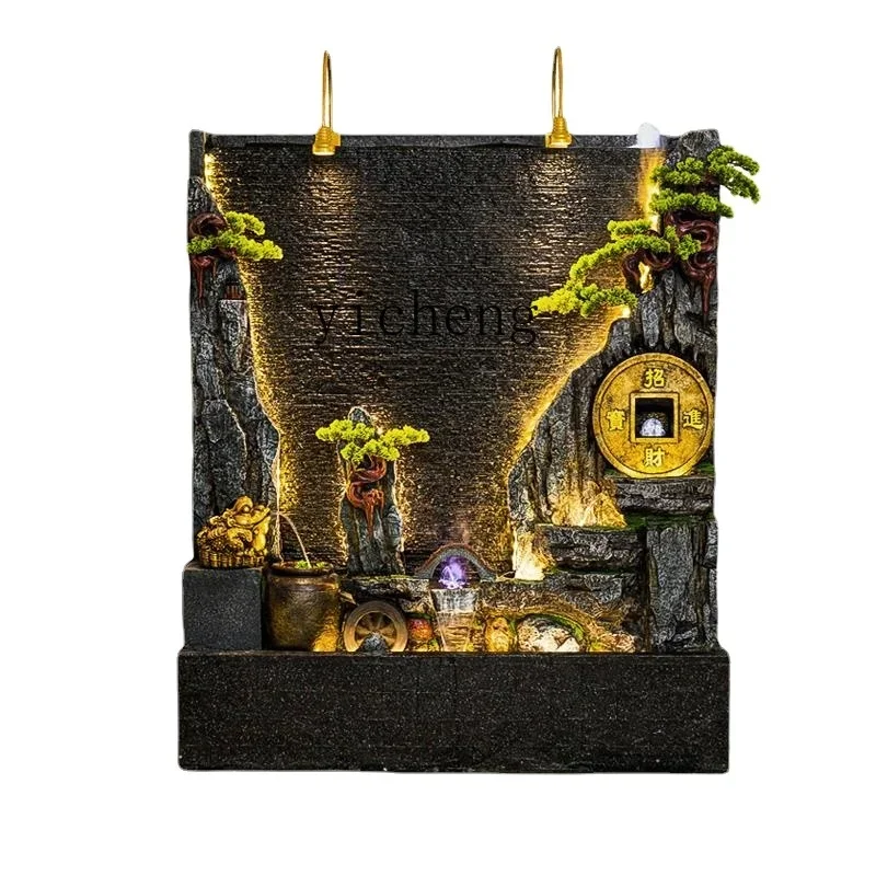 ZC Large Rockery Water Curtain Wall Water Fountain Amass Fortunes Decoration Golden Toad Fengshui Wheel Living Room Decoration
ZC Large Rockery Water Curtain Wall Water Fountain Amass Fortunes Decoration Golden Toad Fengshui Wheel Living Room Decoration