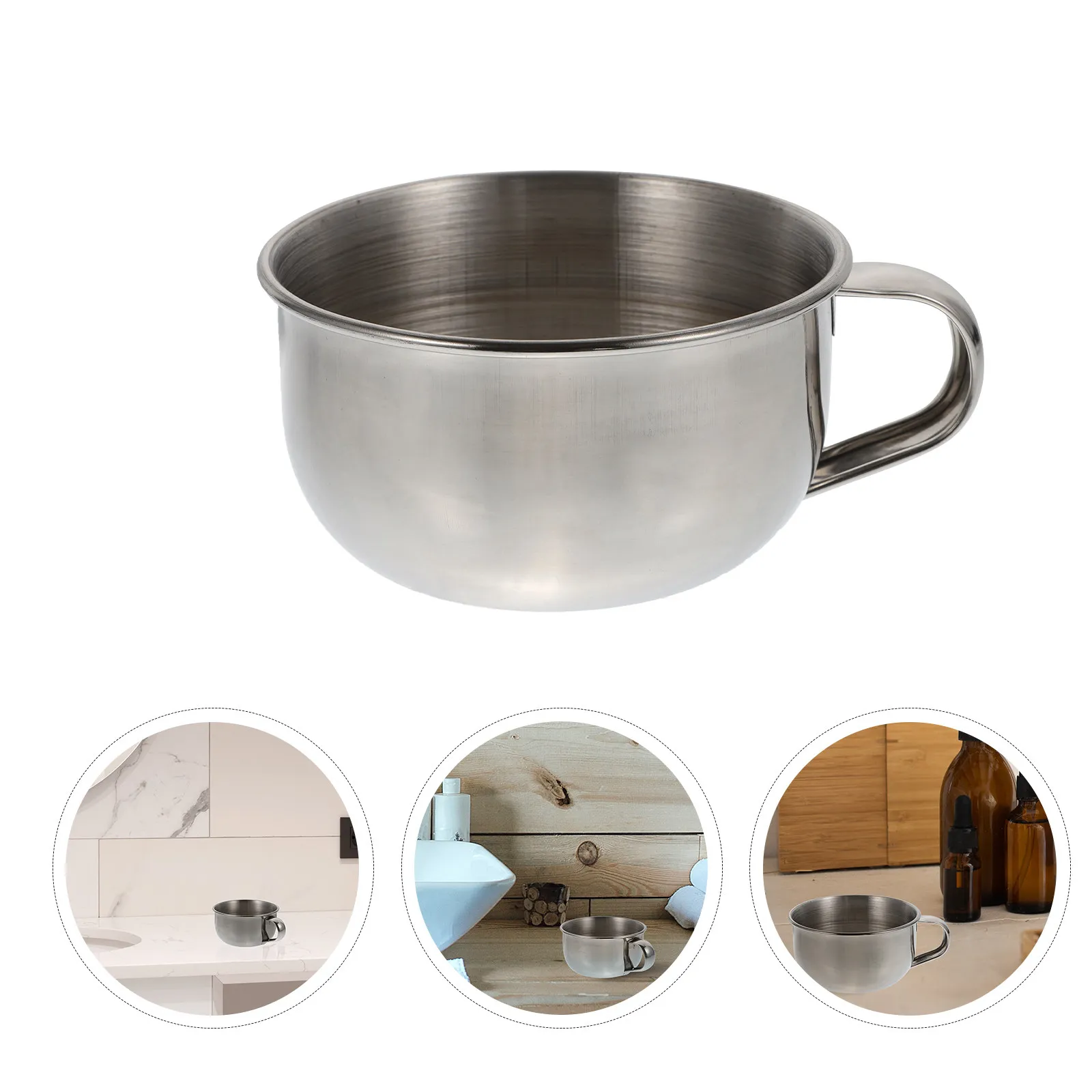 1Pcs Men's Shaving Bowl Stainless Steel Soap Bubble Bowl with Handle Sturdy Non-Slip Shaving Vessel for Personal Use Gift
1Pcs Men's Shaving Bowl Stainless Steel Soap Bubble Bowl with Handle Sturdy Non-Slip Shaving Vessel for Personal Use Gift