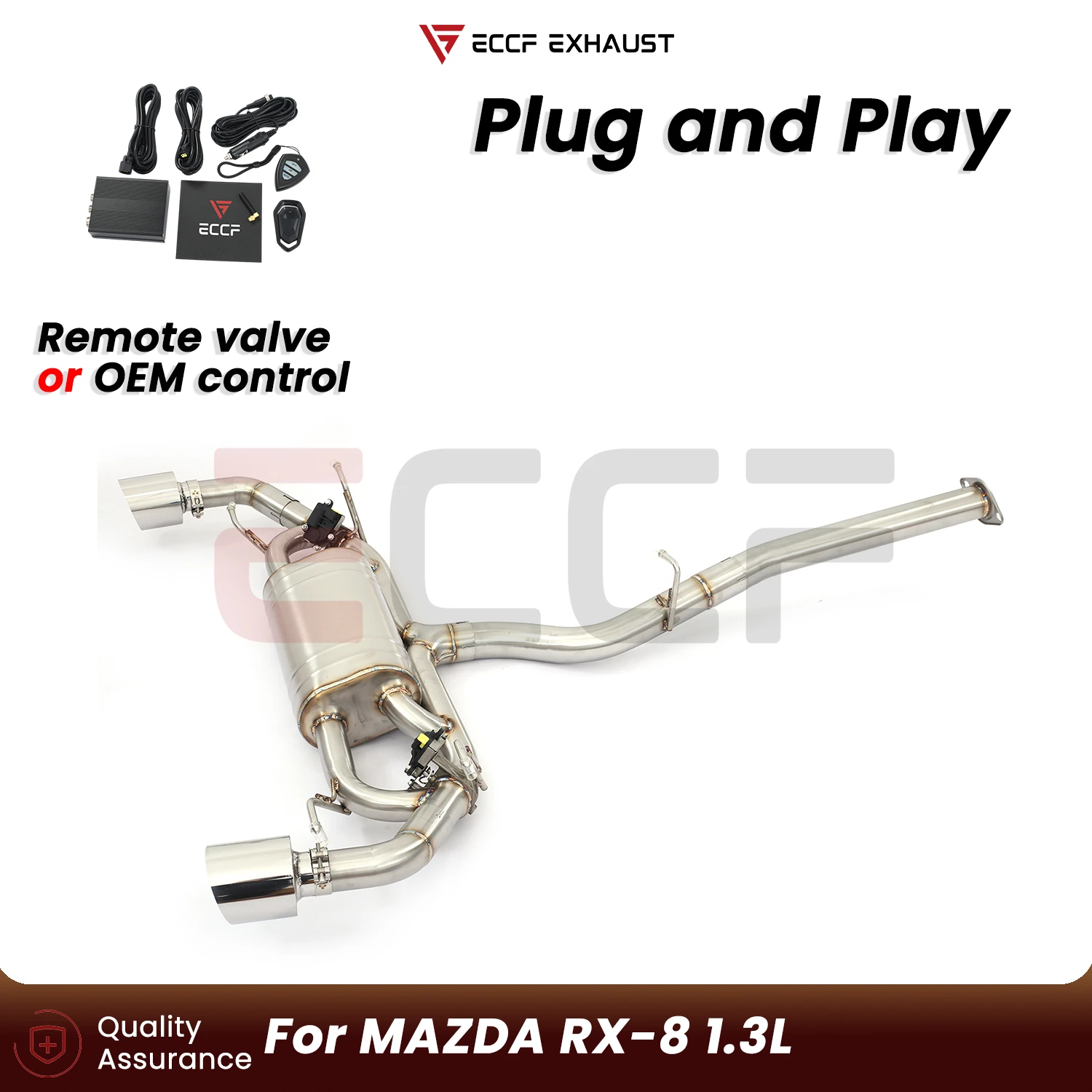 Sporty Stainless steel Catback Exhaust FOR MAZDA RX-8 1.3L Aggressive Exhaust Sound Plug and Play Performance Upgrade
Sporty Stainless steel Catback Exhaust FOR MAZDA RX-8 1.3L Aggressive Exhaust Sound Plug and Play Performance Upgrade