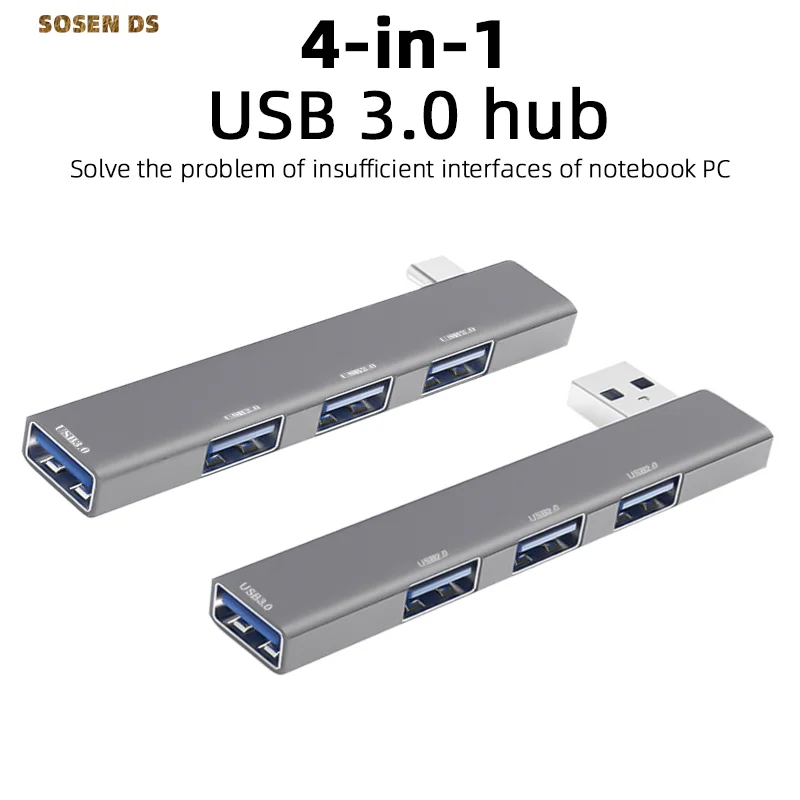 4 in1 usb hub 3.0 Type-C multi interface docking station Splitter, suitable for tablet PC, mobile phones, Mi PC ,notebookPC etc
4 in1 usb hub 3.0 Type-C multi interface docking station Splitter, suitable for tablet PC, mobile phones, Mi PC ,notebookPC etc