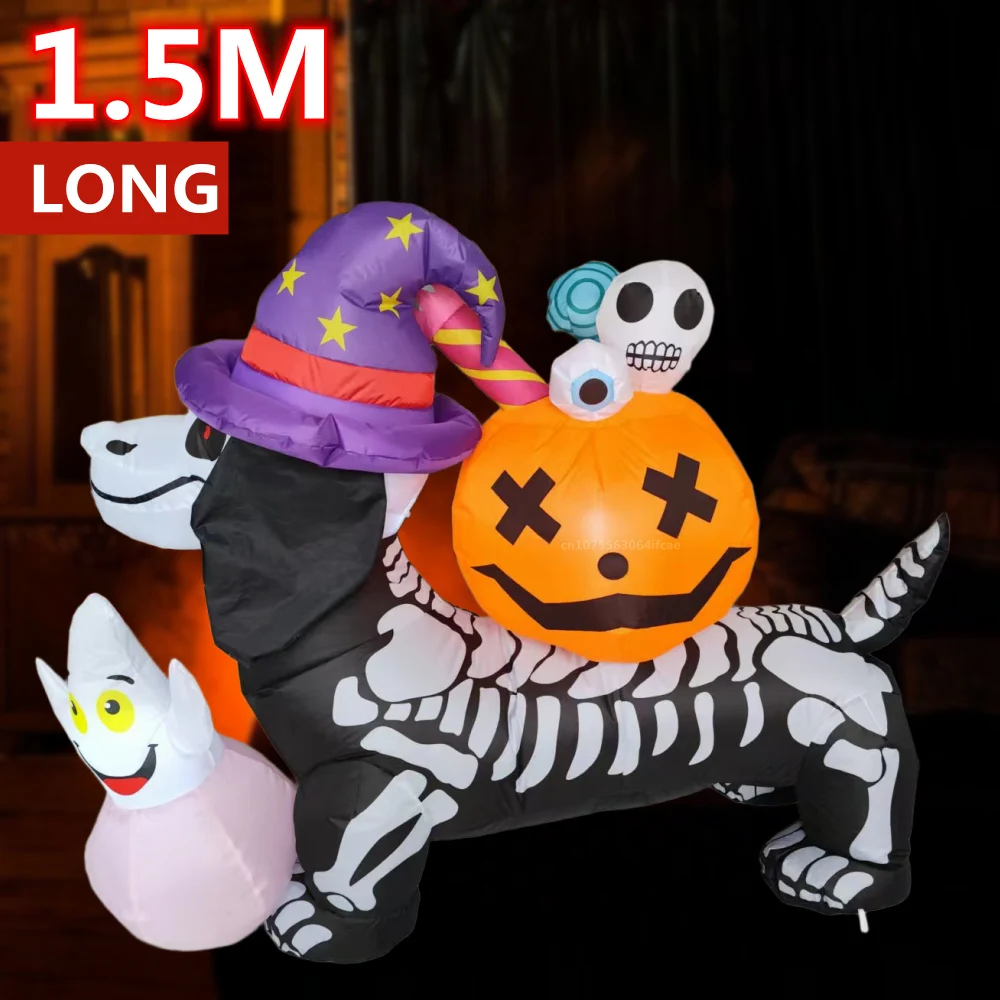 1,5 м длинный Хэллоуин надувной щенок тыква украшения Декор со светодиодной подсветкой Крытый Открытый Хэллоуин атмосфера декор для газона
1,5 м длинный Хэллоуин надувной щенок тыква украшения Декор со светодиодной подсветкой Крытый Открытый Хэллоуин атмосфера декор для газона