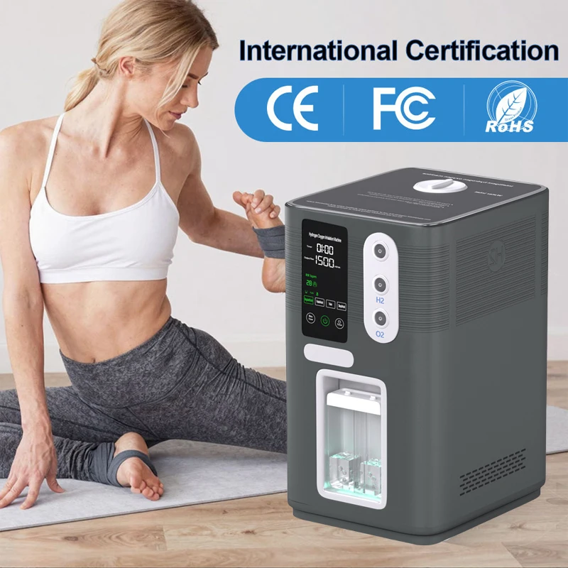 Portable Pem Browns Gas Generator 1800ML 3000ML Pure H2 & O2 Water Generator Molecular Oxyhydrogen Inhalation Therapy Machine
Portable Pem Browns Gas Generator 1800ML 3000ML Pure H2 & O2 Water Generator Molecular Oxyhydrogen Inhalation Therapy Machine