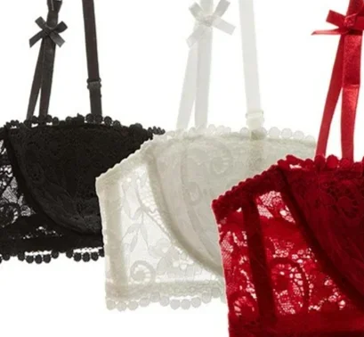KUCLUT Plus Size Half Cup Balconette Bra - Cotton Sexy Push Up Lingerie for Women, Wire-Free Thin Comfort Bra Set
KUCLUT Plus Size Half Cup Balconette Bra - Cotton Sexy Push Up Lingerie for Women, Wire-Free Thin Comfort Bra Set