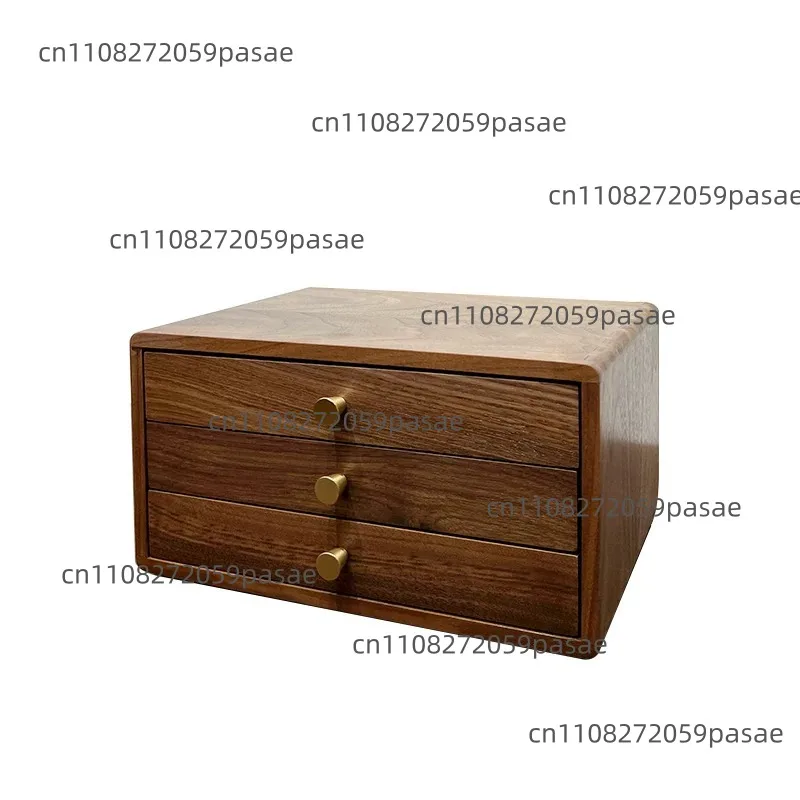 Large Capacity Drawer Case Black Walnut Wood Pen Storage Box Multi-layer Drawer Display Box Brass Handle Desk Organizer
Large Capacity Drawer Case Black Walnut Wood Pen Storage Box Multi-layer Drawer Display Box Brass Handle Desk Organizer