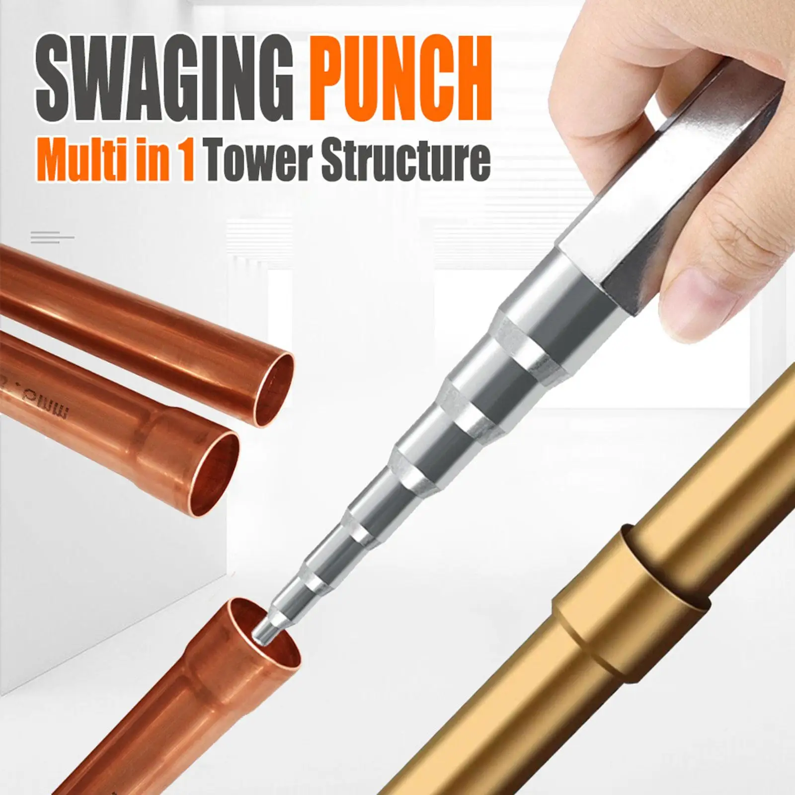 Air Conditioner Pipe Expander 5 in 1 Steel Copper Tube Swage Tool HVAC Repairing Accessory for Refrigeration
Air Conditioner Pipe Expander 5 in 1 Steel Copper Tube Swage Tool HVAC Repairing Accessory for Refrigeration