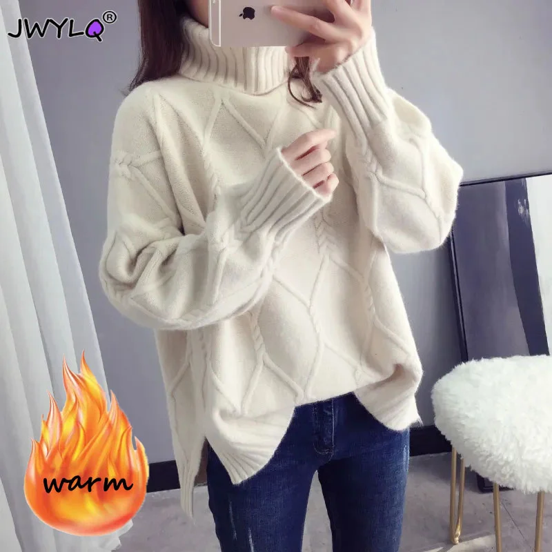 Autumn Knitted Pink Sweater Women New Korean Turtleneck Long Sleeve Pink Pullover Female Casual Solid Loose Stretch Jumper Tops
Autumn Knitted Pink Sweater Women New Korean Turtleneck Long Sleeve Pink Pullover Female Casual Solid Loose Stretch Jumper Tops