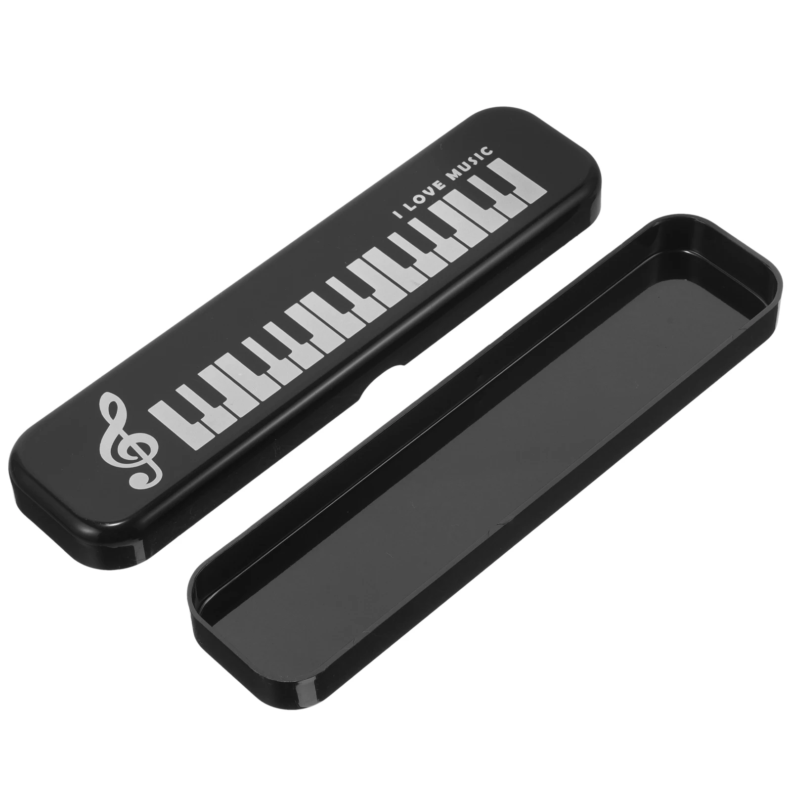 Piano Keyboard Pencil Case Black Treble Clef Note Storage Box Plastic Stationery ganizer School Supplies Large Capacity Pen
Piano Keyboard Pencil Case Black Treble Clef Note Storage Box Plastic Stationery ganizer School Supplies Large Capacity Pen