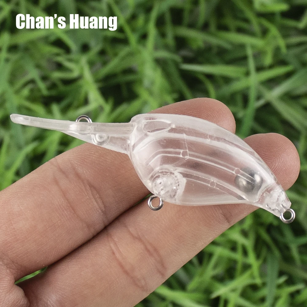 Chan's Huang 50PCS Deep Water Mini Crankbait Wobbler Unpainted Crankbait Fishing Lure Blank Floating DIY Hard Body 2.36INCH 4.3G
Chan's Huang 50PCS Deep Water Mini Crankbait Wobbler Unpainted Crankbait Fishing Lure Blank Floating DIY Hard Body 2.36INCH 4.3G