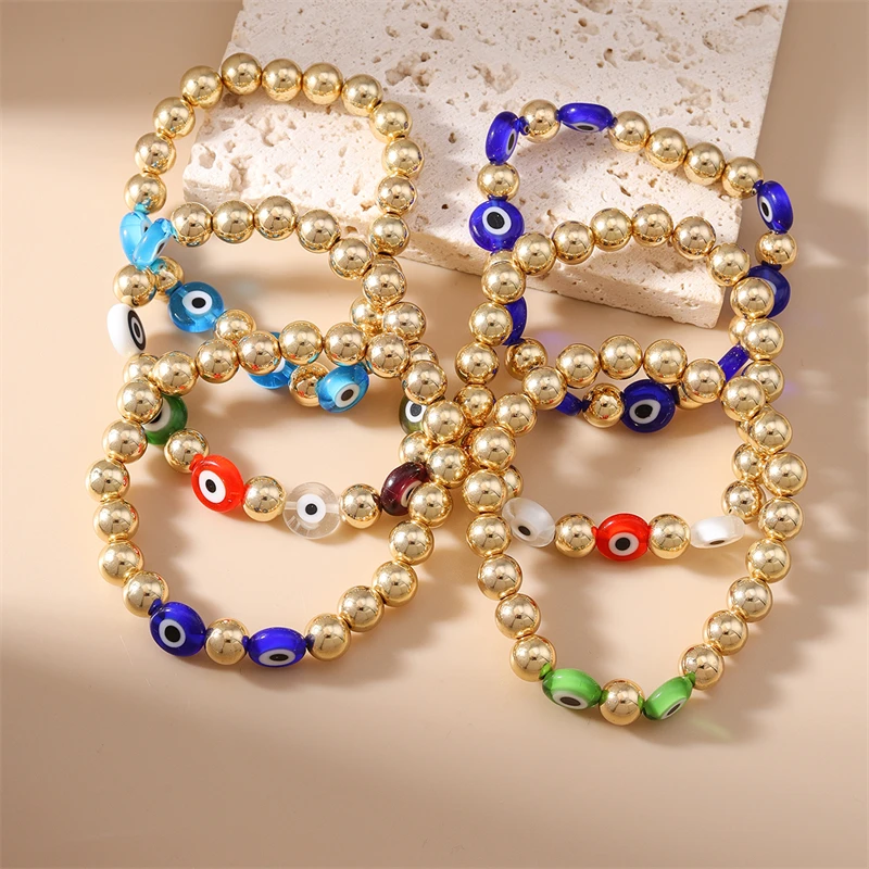 6Pcs/Set Bohemia Handmade Beads Bracelets for Women Colorful Evil Eye Beads Bracelets & Bangles Girls Festival Jewelry Gifts
6Pcs/Set Bohemia Handmade Beads Bracelets for Women Colorful Evil Eye Beads Bracelets & Bangles Girls Festival Jewelry Gifts