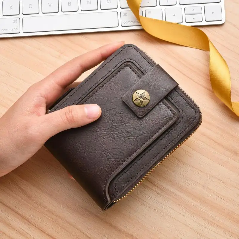 High quality men's high-end wallet popular zero wallet portable vertical multifunctional versatile and all in one wallet
High quality men's high-end wallet popular zero wallet portable vertical multifunctional versatile and all in one wallet