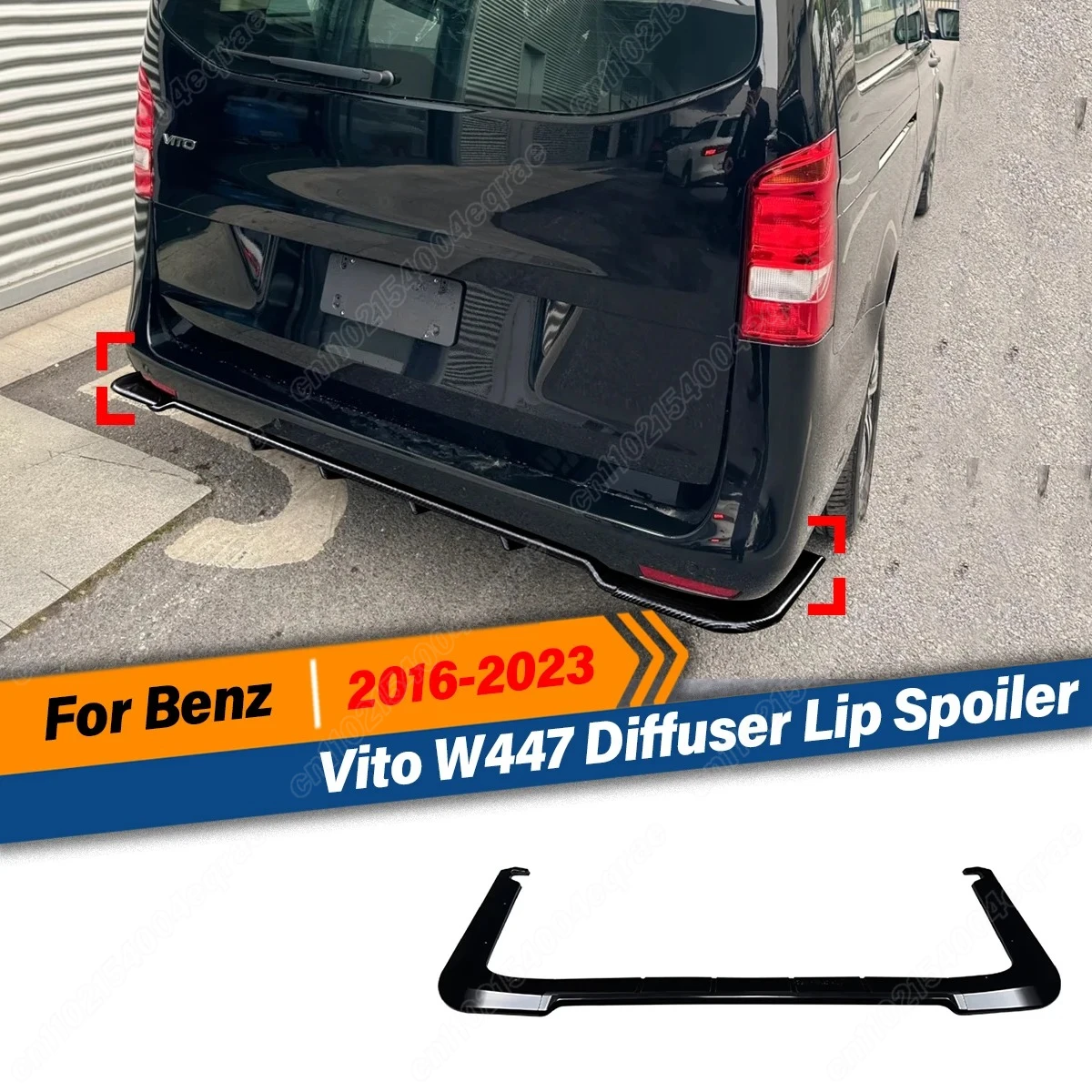 For Mercedes Benz Vito W447 2016 2017 2018 2019 2020 2021 2022 2023 Car Rear Bumper Diffuser Lip Spoiler Deflector Guard BodyKit
For Mercedes Benz Vito W447 2016 2017 2018 2019 2020 2021 2022 2023 Car Rear Bumper Diffuser Lip Spoiler Deflector Guard BodyKit