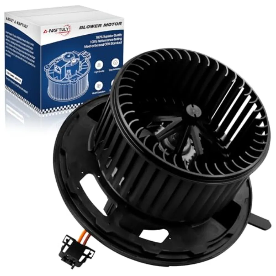 HVAC heater blower motor replacement for BMW 3-series, aluminum housing, black, high-efficiency quiet operation
HVAC heater blower motor replacement for BMW 3-series, aluminum housing, black, high-efficiency quiet operation