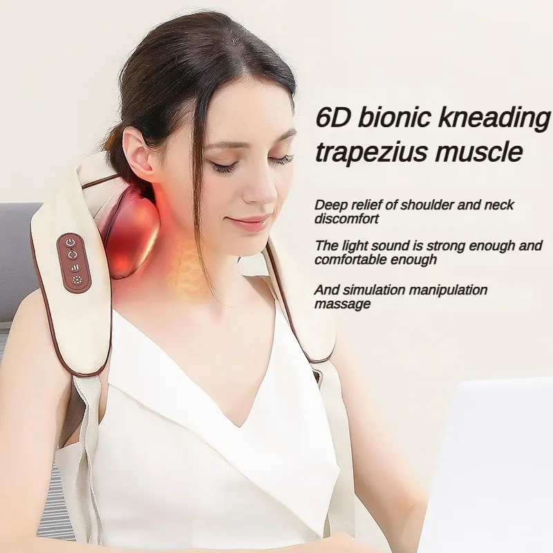 Portable Mini Relaxer Dredge Kneading Smart Electric Wrap Heated Trapezius Muscle Neck Multifunctional Shiatsu Massage Shawl
Portable Mini Relaxer Dredge Kneading Smart Electric Wrap Heated Trapezius Muscle Neck Multifunctional Shiatsu Massage Shawl