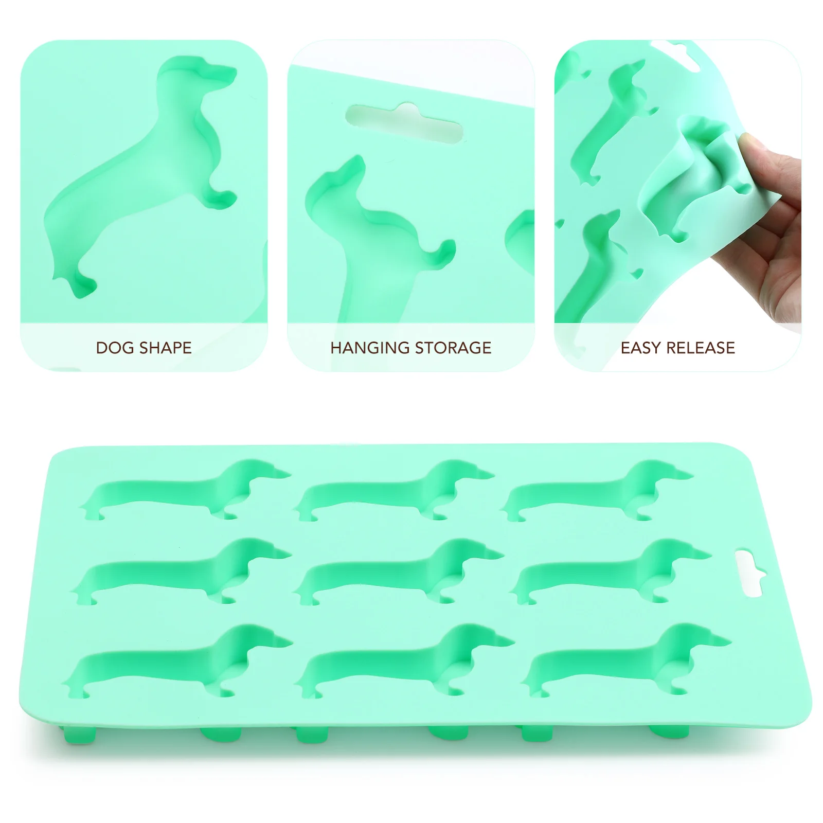 Creative Silicone Cube Mold Cartoon Dog Shape Tray for DIY Small Square Cubes Cake Chocolate Diy Ice Mold Jelly
Creative Silicone Cube Mold Cartoon Dog Shape Tray for DIY Small Square Cubes Cake Chocolate Diy Ice Mold Jelly